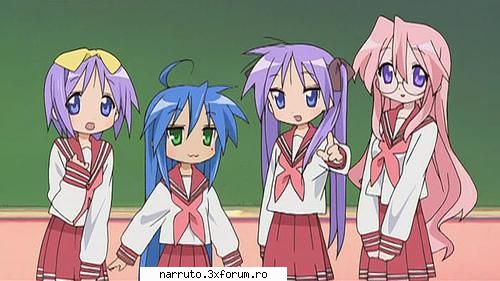 lucky star poze cu diferite animeuri