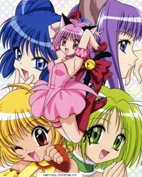 mew mew power poze cu diferite animeuri