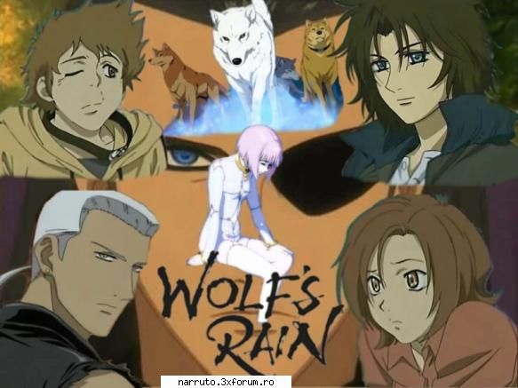 wolf's rain poze cu diferite animeuri
